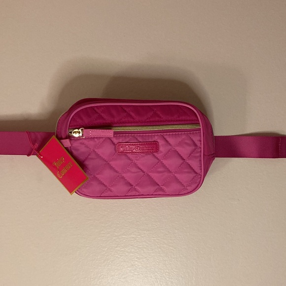 Juicy Couture Pink Quilted Belt Bag - Picture 2 of 6